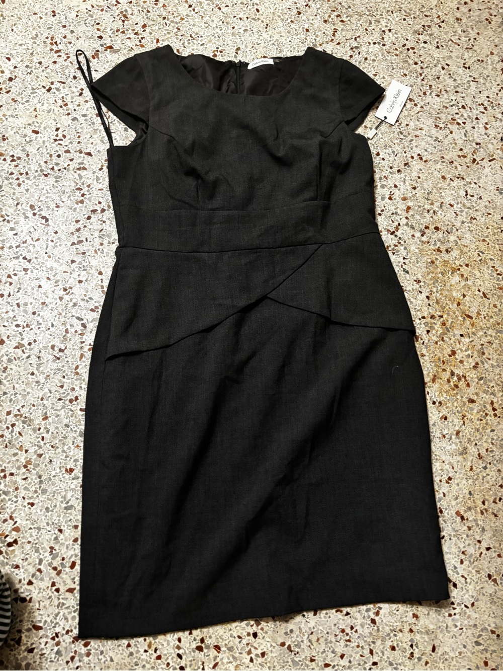 NWT Calvin Klein cap sleeve sheath dress size 14